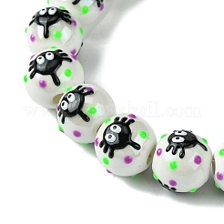 Chapelets de perles en porcelaine manuelle&nbsp;PORC-A025-01F