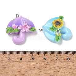 Pendentifs en résine&nbsp;RE-CBA098D-03P