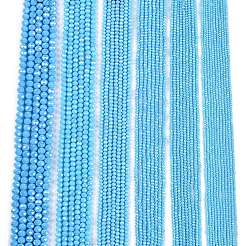 FilI di perline in vetro placcato&nbsp;EGLA-A044-P3mm-A08