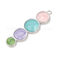 Pendentifs d'émail en laiton &nbsp;KK-A295-08P
