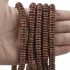 Natürliche rote Jasminperlenstränge des indischen Sesams&nbsp;G-G329-A04-3x8mm