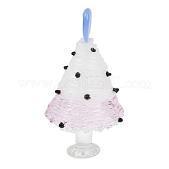 Décorations de sapin de Noël artisanales en verre filé&nbsp;LAMP-C026-06D