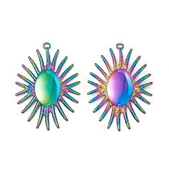 Pendentifs en acier inoxydable 304 avec placage ionique (IP)&nbsp;STAS-B031-09R
