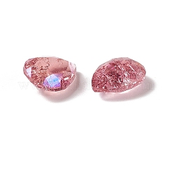 Cabochon di strass in vetro stile k9 crackle al chiaro di luna&nbsp;RGLA-J024-A-IO