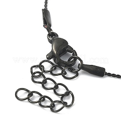 Ionenplattierung (IP) 304 Edelstahl Serpentinenkette Fußkettchen&nbsp;AJEW-D059-01