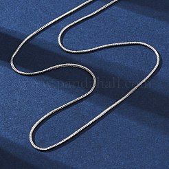 Messing-Halsketten mit runden Schlangenketten für Damen&nbsp;NJEW-D302-15P