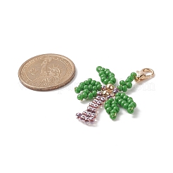Decorazioni pendenti con perline di vetro&nbsp;HJEW-JM00898