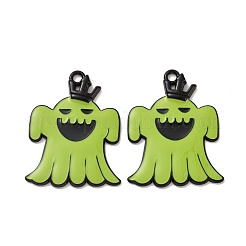 Pendentifs en émail d'alliage de placage de support de thème d'halloween&nbsp;PALLOY-O109-53EB