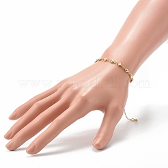 Bracelets de chaînes à maillons en laiton&nbsp;BJEW-JB06544