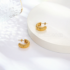 Boucles d'oreilles à tige en acier inoxydable 304&nbsp;FU7272-1
