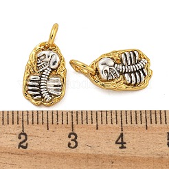 Pendentifs en laiton plaqué durable&nbsp;KK-K387-06A-G