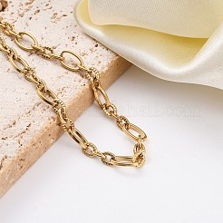 Bracciali a maglie in acciaio inossidabile 304&nbsp;BJEW-K265-02G