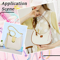 2 borsa 2 stili di decorazioni pendenti in cordino di poliestere cerato coreano&nbsp;HJEW-SC0003-03