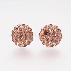 Polymer Ton Strass Perlen&nbsp;RB-K050-8mm-C28
