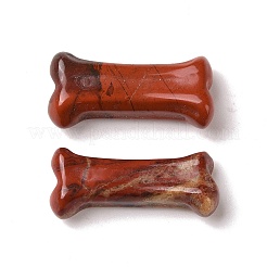 Sculptures en forme d'os de chien en pierres précieuses naturelles mélangées&nbsp;DJEW-G033-01A