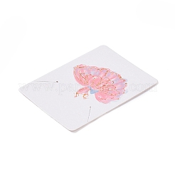Carte da esposizione per collane di carta rettangolari&nbsp;CDIS-C004-05F