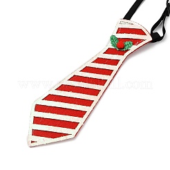 Cravatta in tessuto non tessuto a tema natalizio&nbsp;AJEW-L092-A05