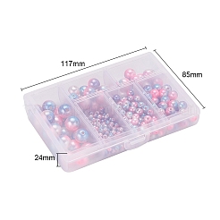 497 pz 5 stile arcobaleno abs imitazione perle di plastica perle&nbsp;OACR-YW0001-07A