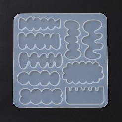 Diy unregelmäßig geformte Cabochon-Silikonformen für Haarspangen&nbsp;DIY-L069-01A