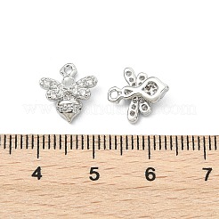 Shegrace Messing-Anhänger mit Bienenmotiven und Mikropavé-Zirkonia&nbsp;XGR0165P-110P
