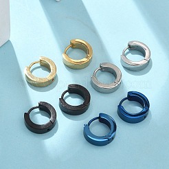 Orecchini a cerchio in acciaio inossidabile 304 per donna&nbsp;EJEW-U066-01