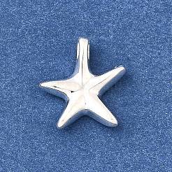 925 Sterling Silber Seestern Anhänger mit 925 Stempeln&nbsp;STER-I022-02S