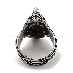 Ring aus Edelstahl 304&nbsp;RJEW-B055-04AS-19