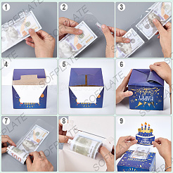 Tirelire joyeux anniversaire pour cadeau en espèces&nbsp;DIY-WH200050-31F