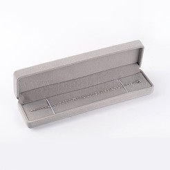Collana / scatole per orologi di velluto rettangolari&nbsp;VBOX-D007-01B