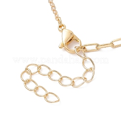 Armbandherstellung mit Messingkabelkette und Büroklammerkette&nbsp;AJEW-JB01466