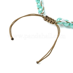 2 bracelet en perles de plastique ABS pour femmes&nbsp;BJEW-JB11353-02