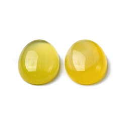 Natürliche gelbe Achat Cabochons&nbsp;G-A029-01-08
