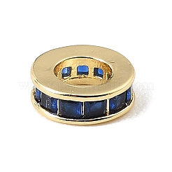 Ottone pave perline cubic zirconia europee&nbsp;CU-CBA389D-03G