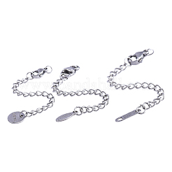 30 Stück Edelstahl Kettenverlängerung&nbsp;STAS-CJ0001-184
