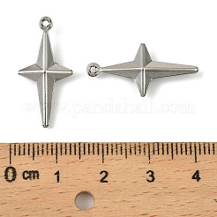Colgantes de acero inoxidable 304. Charm de estrella.&nbsp;X-STAS-A190-04P