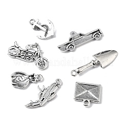 60 pièces 10 styles pendentifs en alliage de style tibétain&nbsp;FIND-FP0001-22