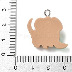 Anhänger aus undurchsichtigem Harz zum Thema Weihnachten&nbsp;RESI-I344-04P-04