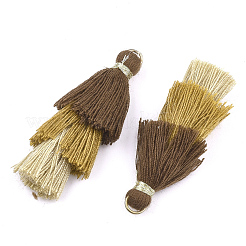 Decorazioni con pendente in nappa in cotone polycotton (poliestere)&nbsp;FIND-T018-17