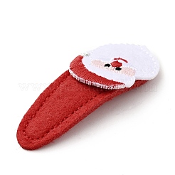 Pinces à cheveux en tissu non tissé de père noël de noël&nbsp;PHAR-G006-01P