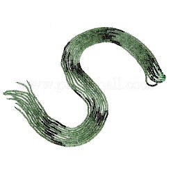 Stränge aus naturgrünen Jadeperlen mit Farbverlauf&nbsp;GG-CBA77FB-B03-2mm