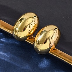 Pendientes ovalados de acero inoxidable 304&nbsp;EJEW-A125-78G