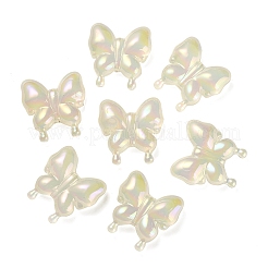 Placage uv lumineux perles acryliques irisées arc-en-ciel&nbsp;LS-OACR-F006-03G