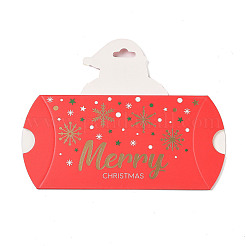 Coffrets cadeaux en papier avec oreillers sur le thème de Noël&nbsp;CON-B012-02