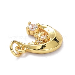 Pendentifs en laiton zircon cubique transparent&nbsp;ZIRC-L100-131G