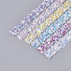 Stern- und flaches rundes selbstklebendes Harzband&nbsp;DIY-N008-01