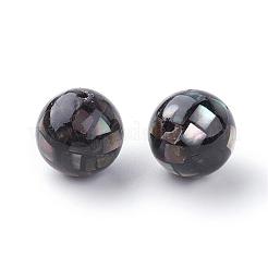 Natürliche schwarze Lippe Muschelperlen&nbsp;SSHEL-Q298-12mm-10