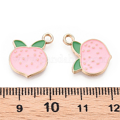 Pendentifs d'émail en alliage&nbsp;ENAM-T009-48-RS