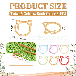 48 herramienta para tejer con plancha de 6 colores&nbsp;DIY-UN0007-63