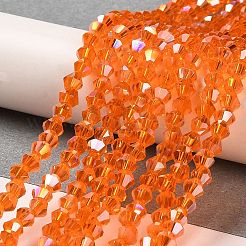 Trasparenti perle di vetro placca fili&nbsp;GLAA-F029-2mm-A23