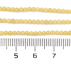 Natürliches Zitronen Jadekorn Stränge&nbsp;G-A130-2mm-M02